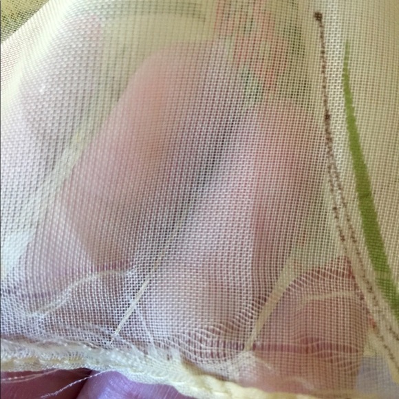 Vintage 60’s Yellow Floral Maxi Dress Southern Bel - Picture 16 of 16